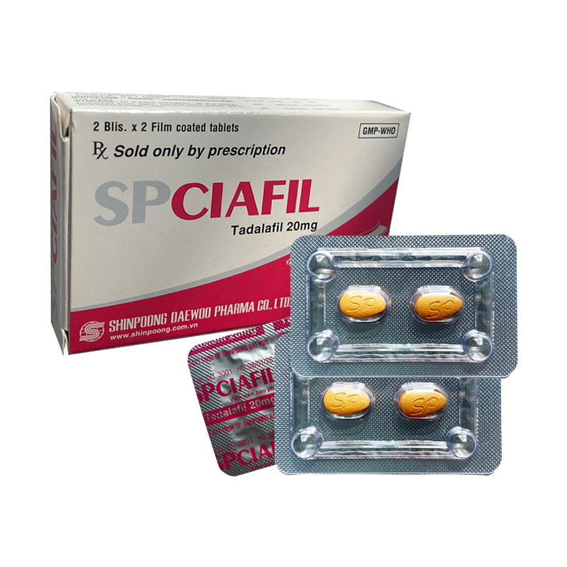 Spciafil tadalafil 20mg Cường Dương Chống Xuất Tinh SP Ciafil kéo dài thời gian